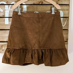 J. Crew Faux Suede skirt